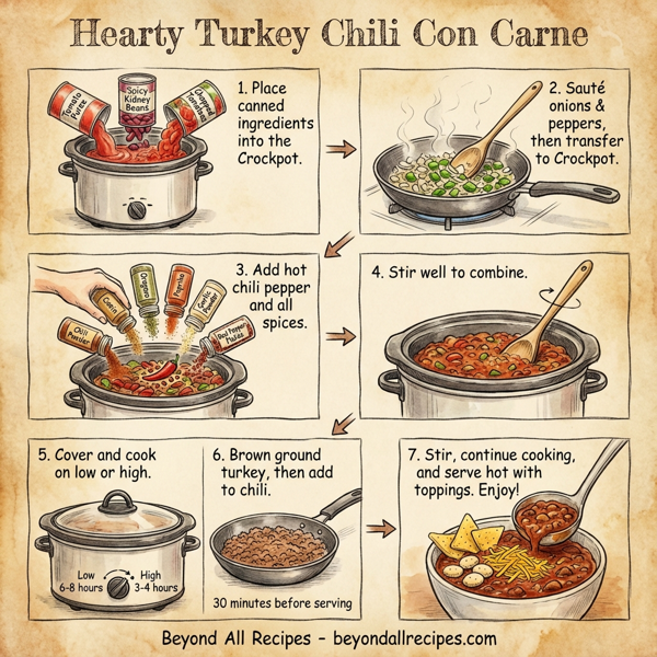 Hearty Turkey Chili Con Carne instructions