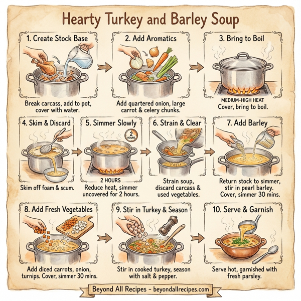 Hearty Turkey and Barley Soup instructions
