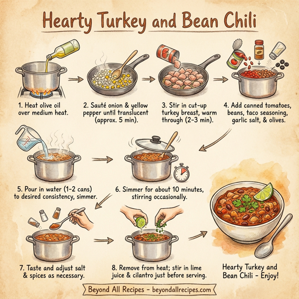 Hearty Turkey and Bean Chili instructions