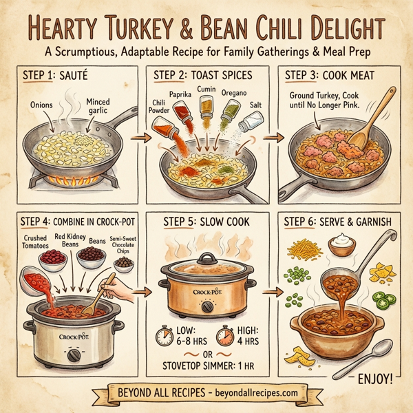 Hearty Turkey and Bean Chili Delight instructions