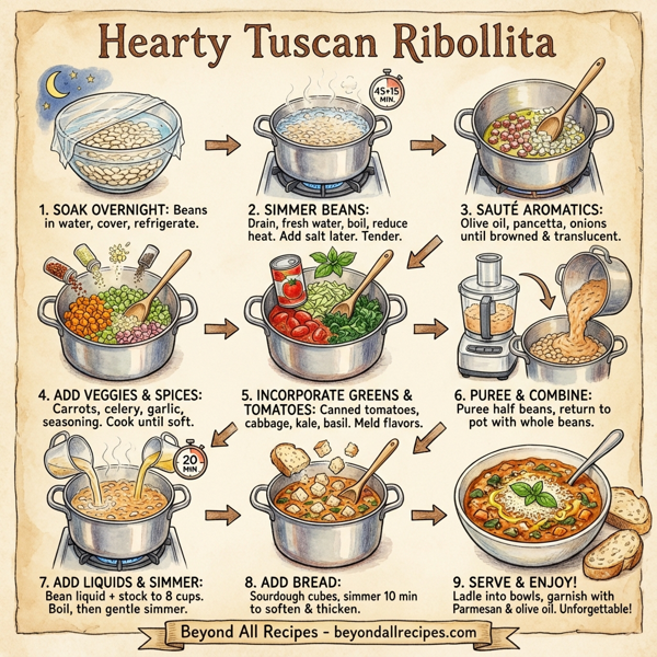 Hearty Tuscan Ribollita instructions