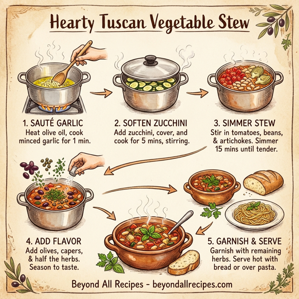 Hearty Tuscan Vegetable Stew instructions
