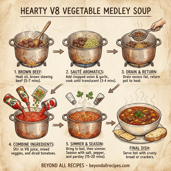 Hearty V8 Vegetable Medley Soup instructions