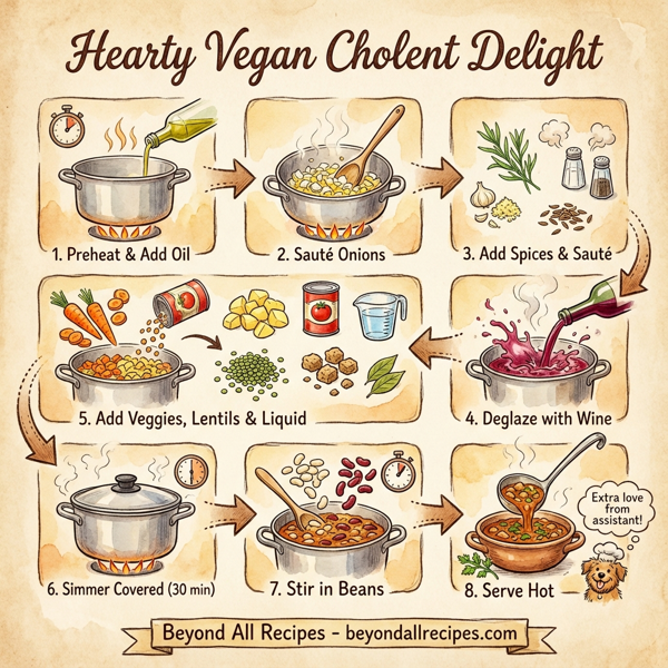 Hearty Vegan Cholent Delight instructions