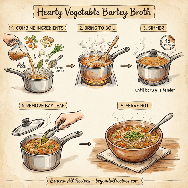 Hearty Vegetable Barley Broth instructions