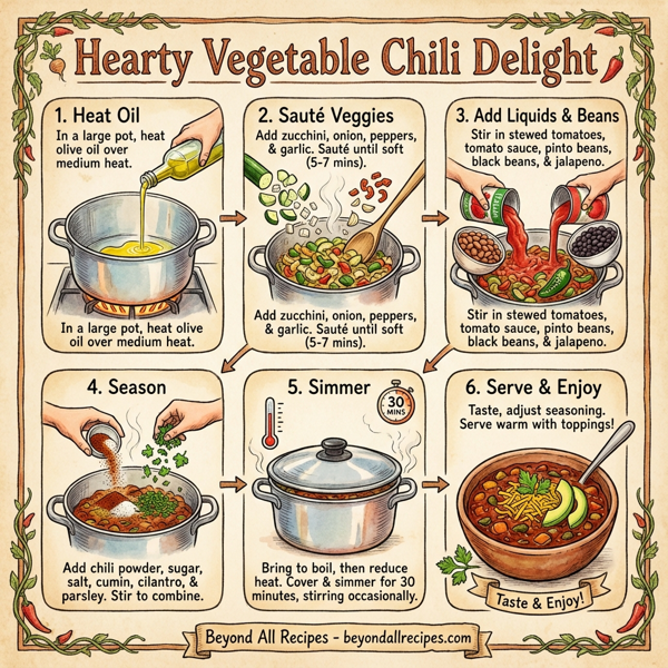 Hearty Vegetable Chili Delight instructions