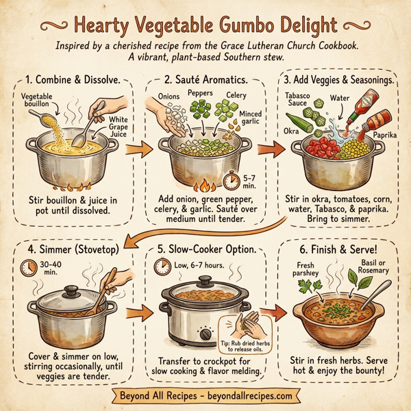 Hearty Vegetable Gumbo Delight instructions