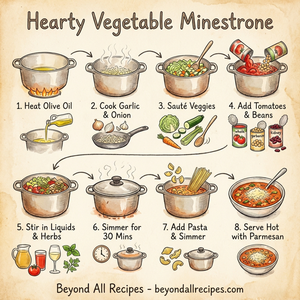 Hearty Vegetable Minestrone instructions