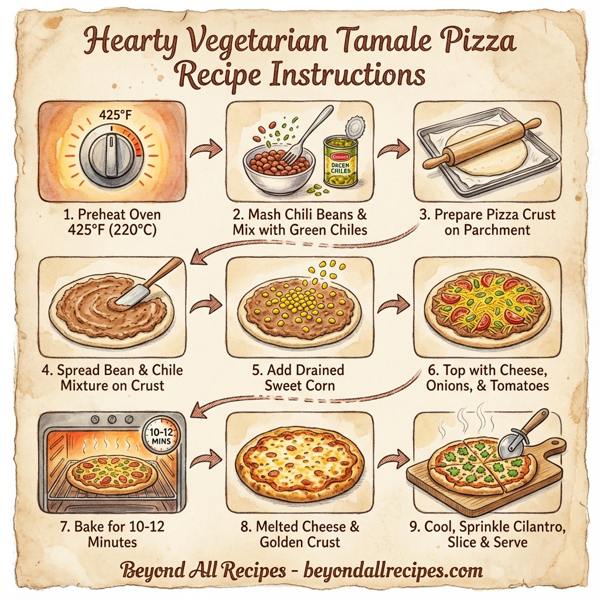 Hearty Vegetarian Tamale Pizza instructions