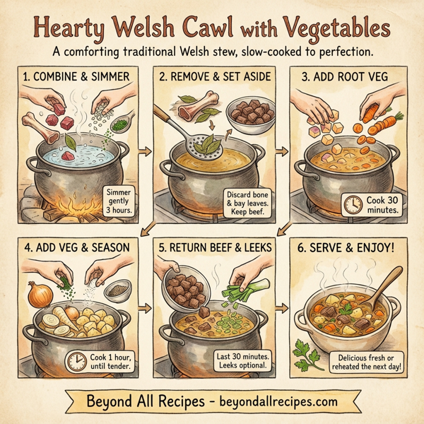 Hearty Welsh Cawl with Vegetables instructions