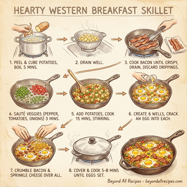 Hearty Western Breakfast Skillet instructions