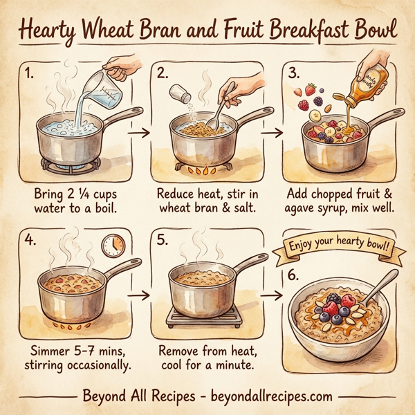 Hearty Wheat Bran and Fruit Breakfast Bowl instructions