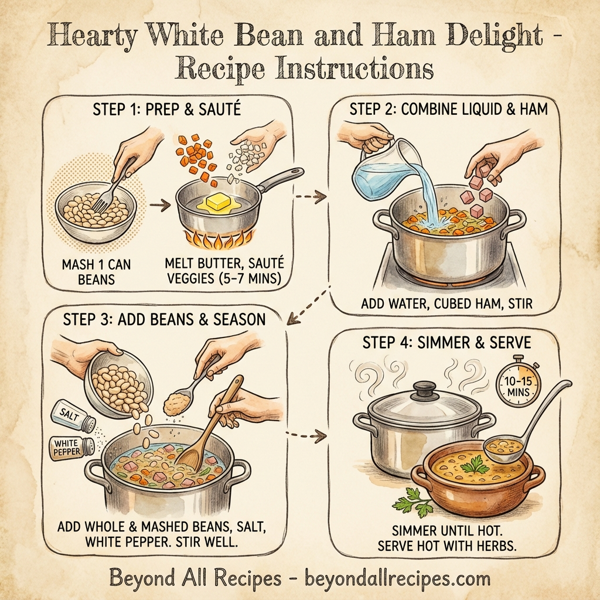 Hearty White Bean and Ham Delight instructions