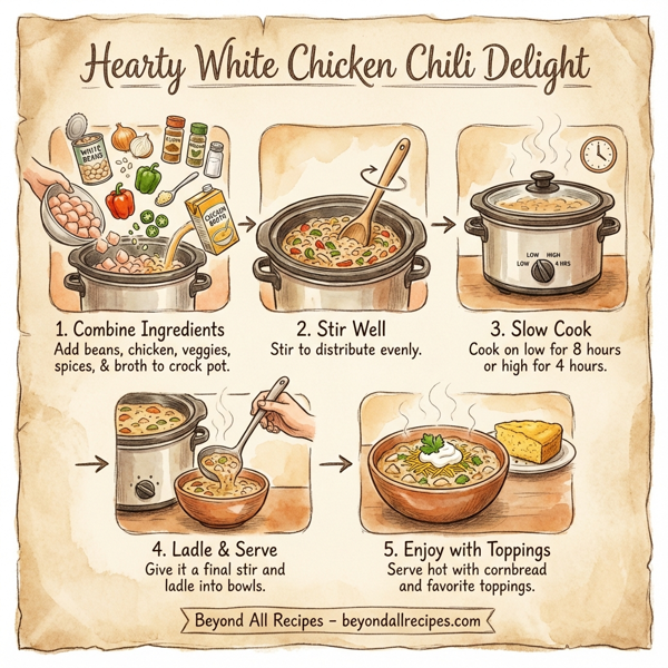 Hearty White Chicken Chili Delight instructions