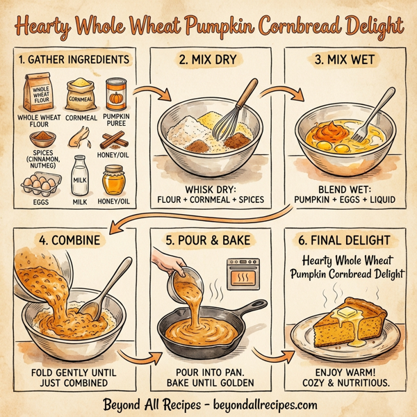 Hearty Whole Wheat Pumpkin Cornbread Delight instructions