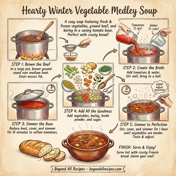 Hearty Winter Vegetable Medley Soup instructions