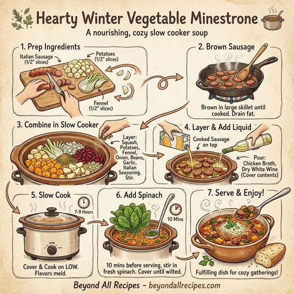 Hearty Winter Vegetable Minestrone instructions