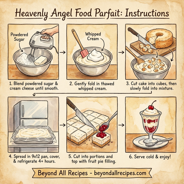 Heavenly Angel Food Parfait instructions