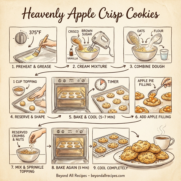 Heavenly Apple Crisp Cookies instructions