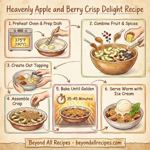 Heavenly Apple and Berry Crisp Delight instructions
