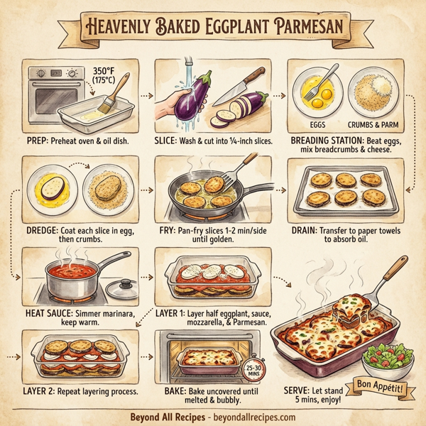 Heavenly Baked Eggplant Parmesan instructions
