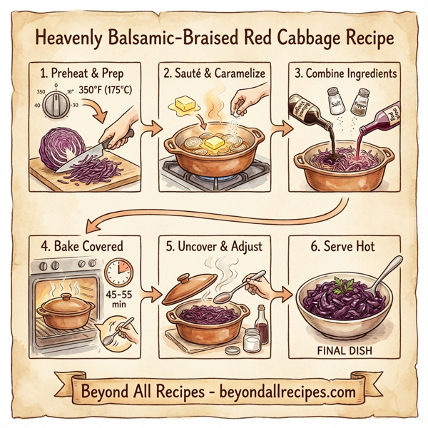 Heavenly Balsamic-Braised Red Cabbage instructions
