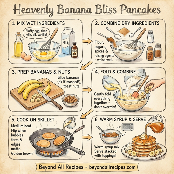 Heavenly Banana Bliss Pancakes instructions