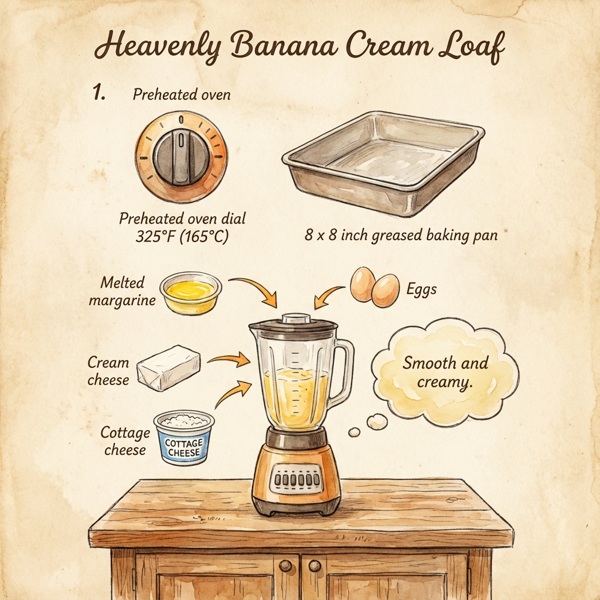 Heavenly Banana Cream Loaf instructions