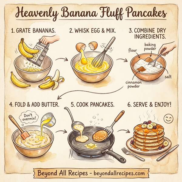 Heavenly Banana Fluff Pancakes instructions