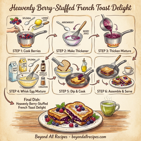 Heavenly Berry-Stuffed French Toast Delight instructions