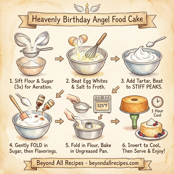 Heavenly Birthday Angel Food Cake instructions