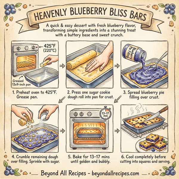 Heavenly Blueberry Bliss Bars instructions