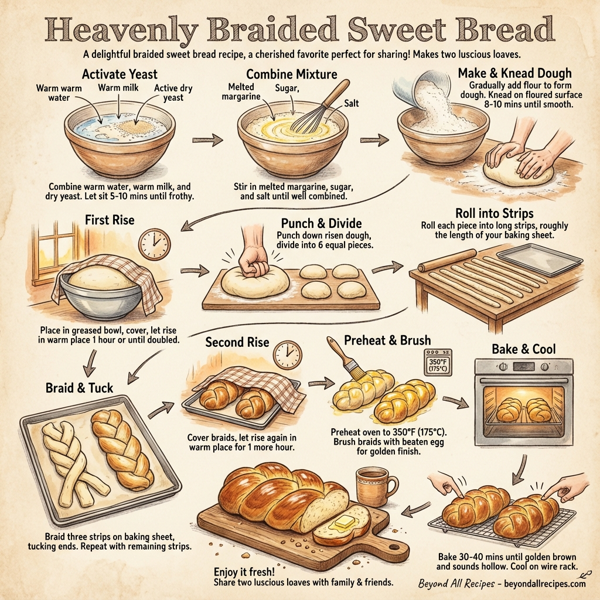 Heavenly Braided Sweet Bread instructions