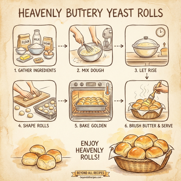 Heavenly Buttery Yeast Rolls instructions