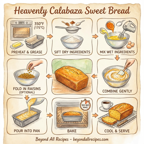 Heavenly Calabaza Sweet Bread instructions