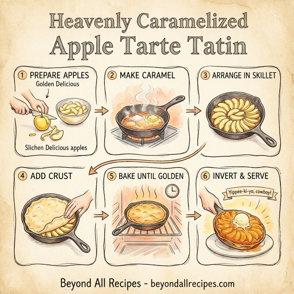 Heavenly Caramelized Apple Tarte Tatin instructions