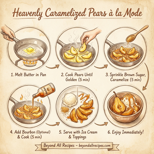 Heavenly Caramelized Pears à la Mode instructions