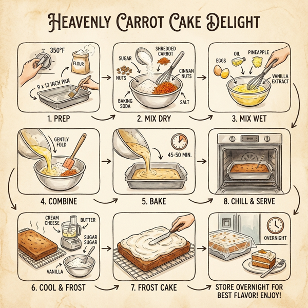 Heavenly Carrot Cake Delight instructions