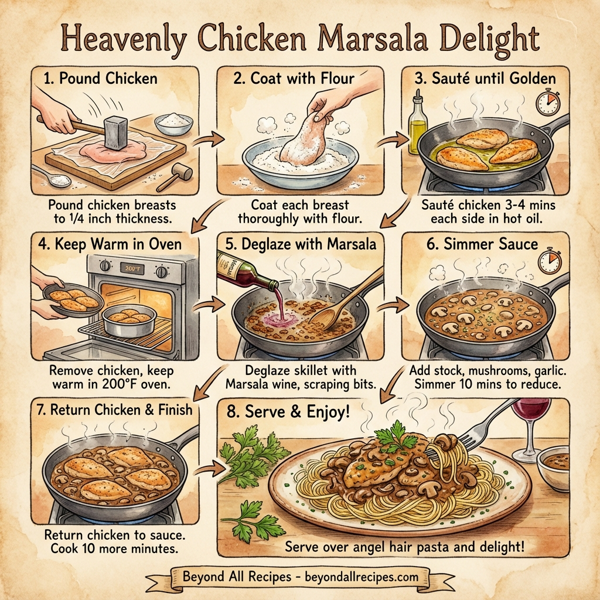Heavenly Chicken Marsala Delight instructions