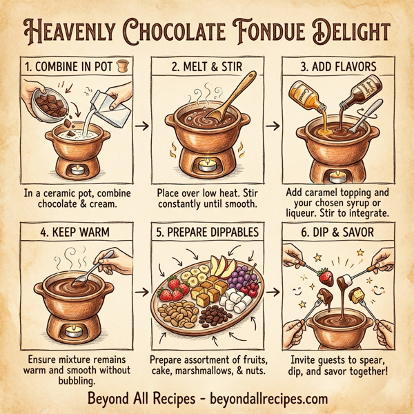Heavenly Chocolate Fondue Delight instructions