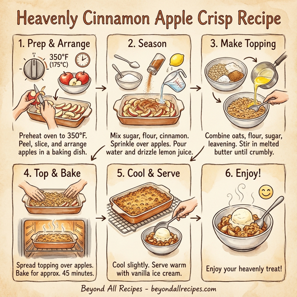 Heavenly Cinnamon Apple Crisp instructions
