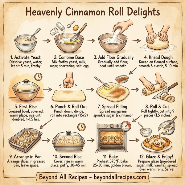 Heavenly Cinnamon Roll Delights instructions