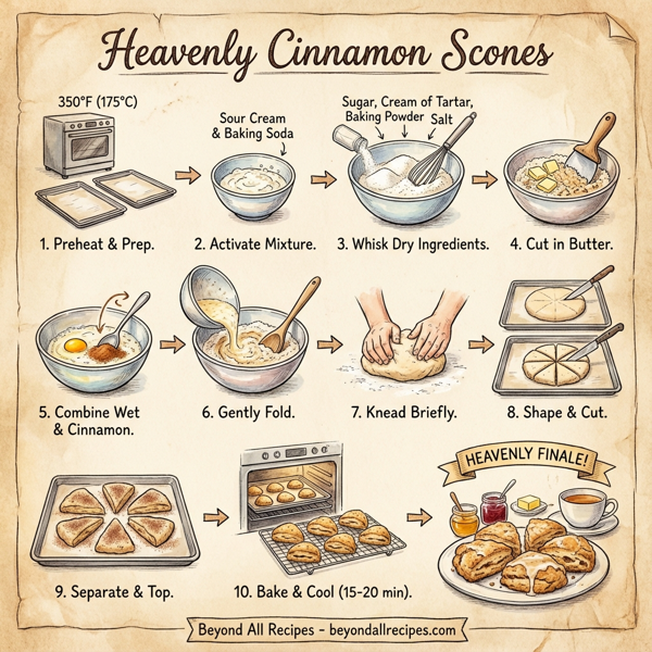 Heavenly Cinnamon Scones instructions