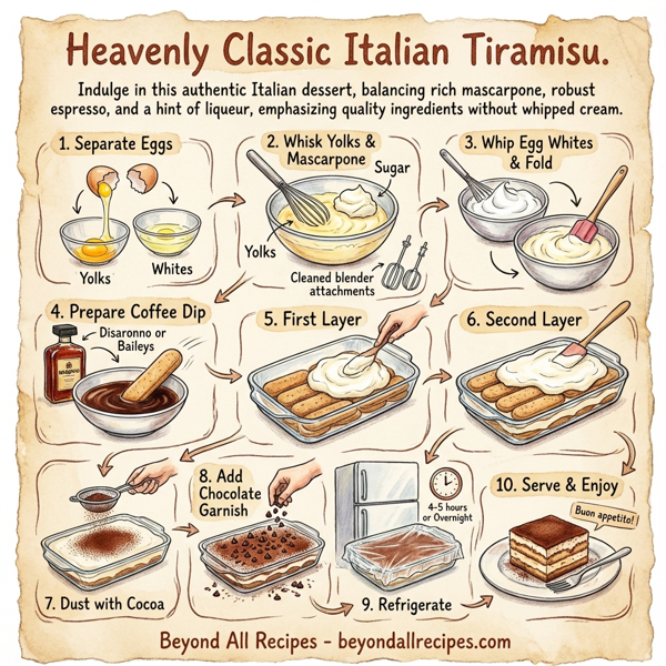 Heavenly Classic Italian Tiramisu instructions