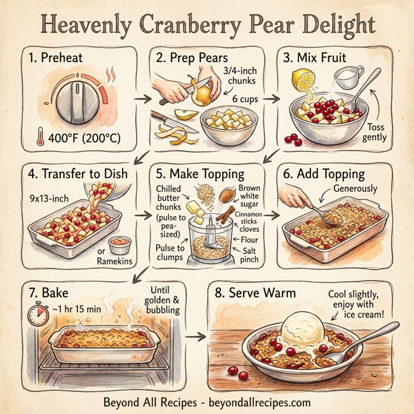 Heavenly Cranberry Pear Delight instructions