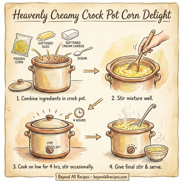 Heavenly Creamy Crock Pot Corn Delight instructions