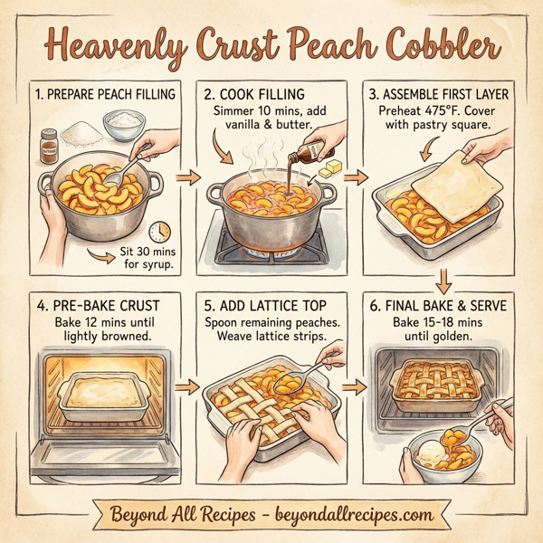 Heavenly Crust Peach Cobbler instructions
