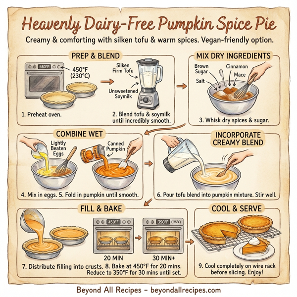Heavenly Dairy-Free Pumpkin Spice Pie instructions