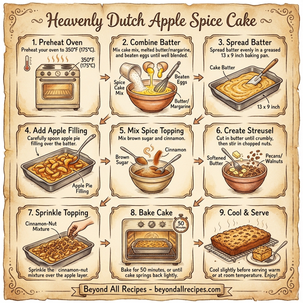Heavenly Dutch Apple Spice Cake instructions