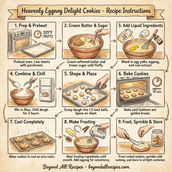 Heavenly Eggnog Delight Cookies instructions
